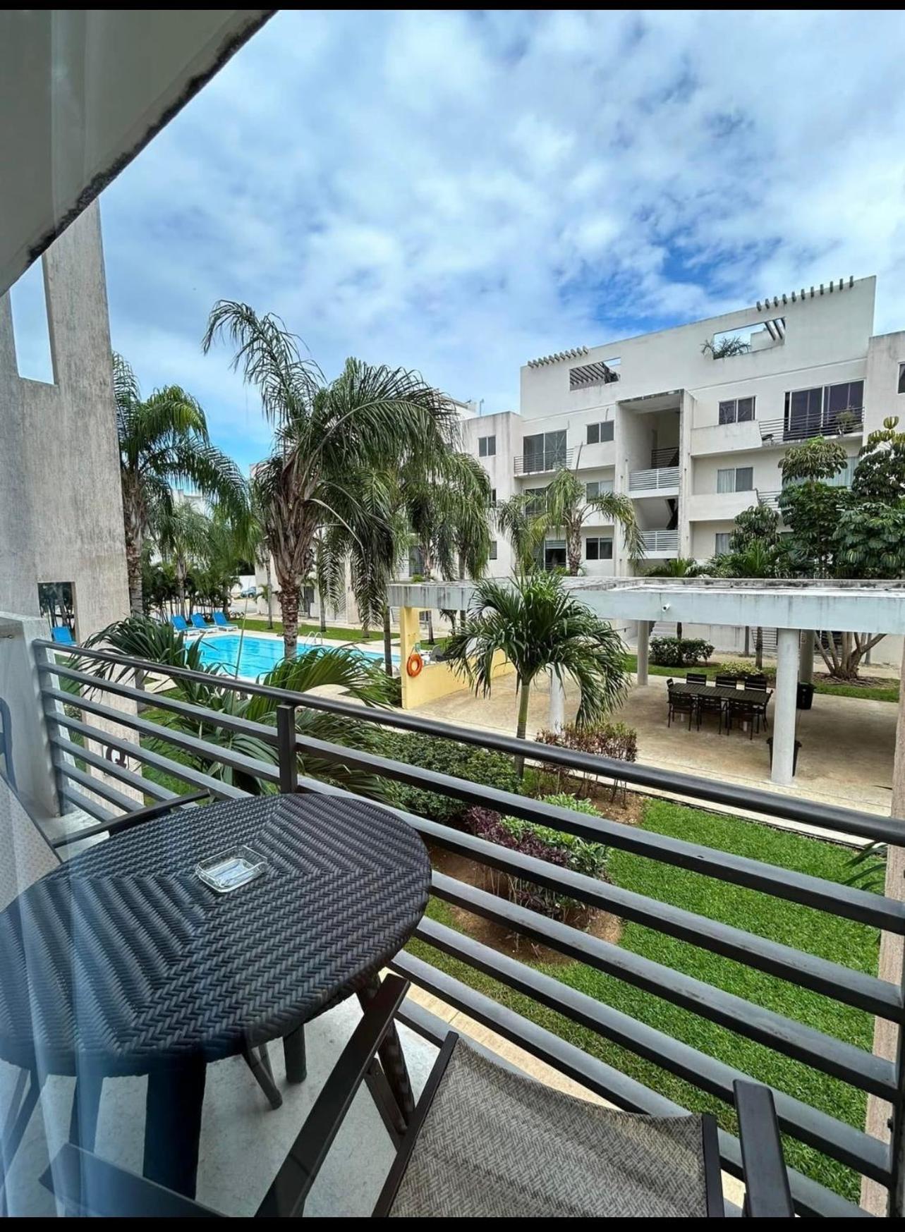 Departamento Blue Vacacional Lägenhet Playa del Carmen Exteriör bild